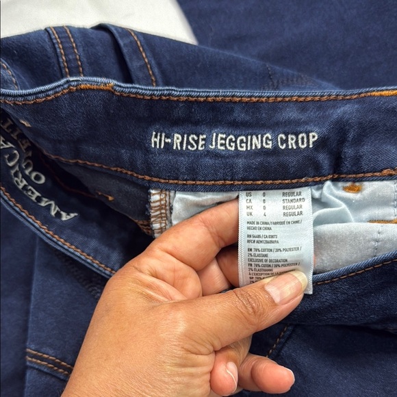 American Eagle Outfitters Blue Skinny Jeans Classic Fit - Picture 6 of 6